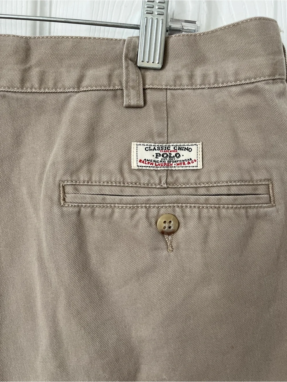 Polo Ralph Lauren Tyler short Pleated Khaki Shorts size 36